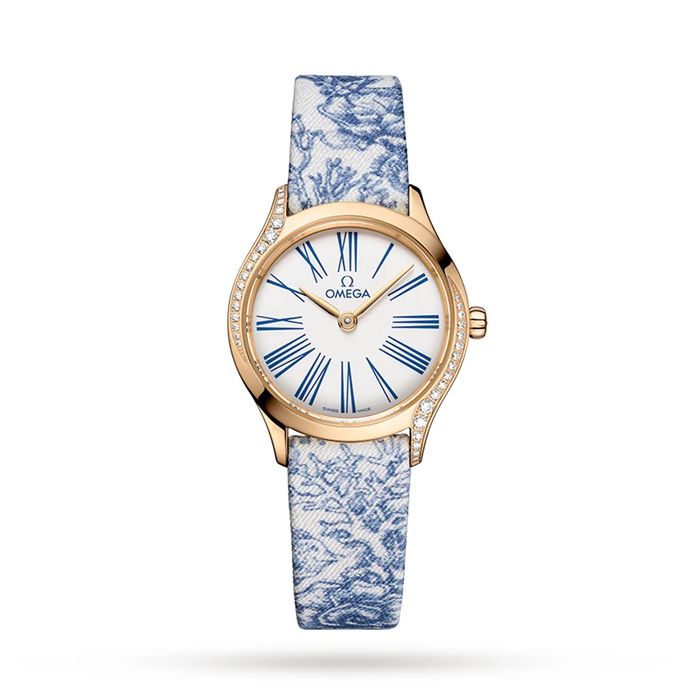 Omega De Ville Mini Trésor Quarzo 26mm Moonshine™ Oro O42857266004001