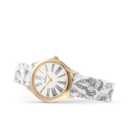 Omega De Ville Mini Trésor Quarzo 26mm Moonshine™ Oro O42857266004002 - immagine 3