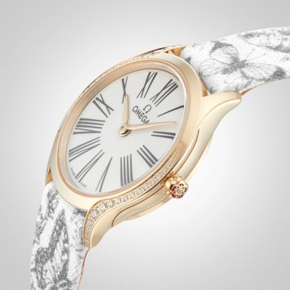 Omega De Ville Mini Trésor Quarzo 26mm Moonshine™ Oro O42857266004002 - immagine 5