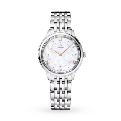 Omega De Ville Prestige 30 mm acciaio su acciaio O43410306005001
