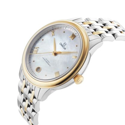 Omega De Ville Prestige Co-Axial Master Chronometer 34mm Donna Orologio Bianco O43420342005002 - immagine 5