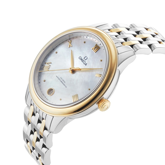 Omega De Ville Prestige Co-Axial Master Chronometer 34mm Donna Orologio Bianco O43420342005002 - immagine 5