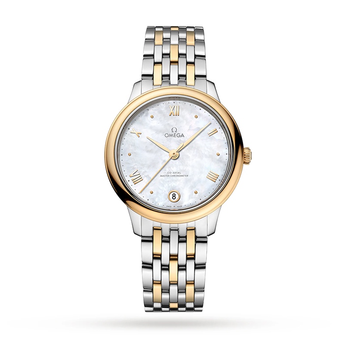 Omega De Ville Prestige Co-Axial Master Chronometer 34mm Donna Orologio Bianco O43420342005002