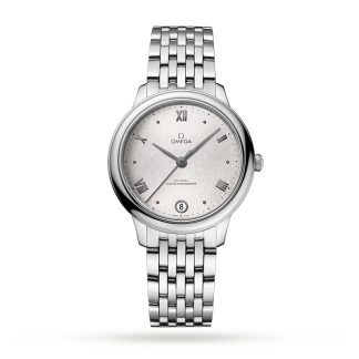 Omega De Ville Prestige Co-Axial Master Chronometer 34mm Orologio da donna Argento O43410342002001