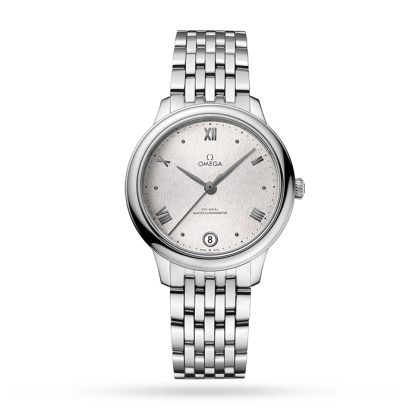 Omega De Ville Prestige Co-Axial Master Chronometer 34mm Orologio da donna Argento O43410342002001