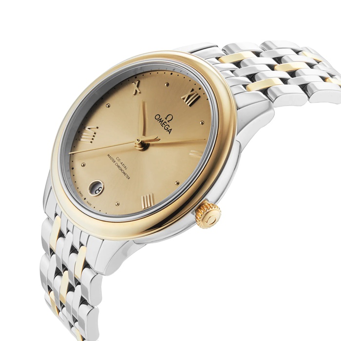 Omega De Ville Prestige Co-Axial Master Chronometer 34mm Orologio da donna Champagne O43420342008001 - immagine 5