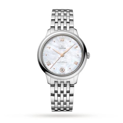 Omega De Ville Prestige Co-Axial Master Chronometer 34mm Orologio da donna Madreperla O43410342005001