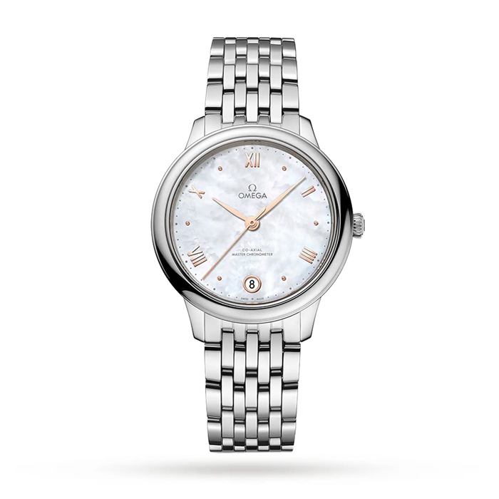 Omega De Ville Prestige Co-Axial Master Chronometer 34mm Orologio da donna Madreperla O43410342005001