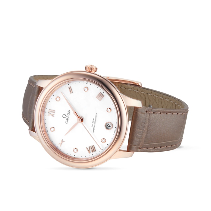 Omega De Ville Prestige Co-Axial Master Chronometer 34mm Orologio da donna bianco O43453342055001 - immagine 2