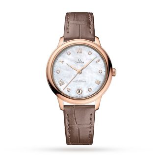 Omega De Ville Prestige Co-Axial Master Chronometer 34mm Orologio da donna bianco O43453342055001