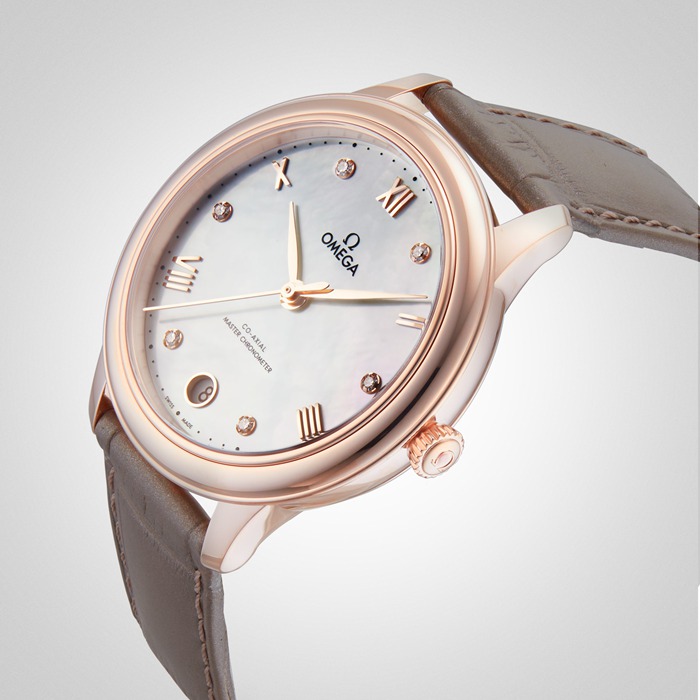Omega De Ville Prestige Co-Axial Master Chronometer 34mm Orologio da donna bianco O43453342055001 - immagine 5