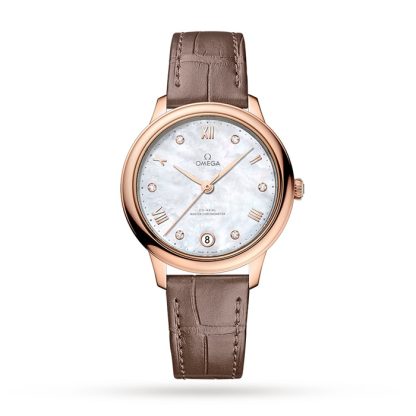 Omega De Ville Prestige Co-Axial Master Chronometer 34mm Orologio da donna bianco O43453342055001