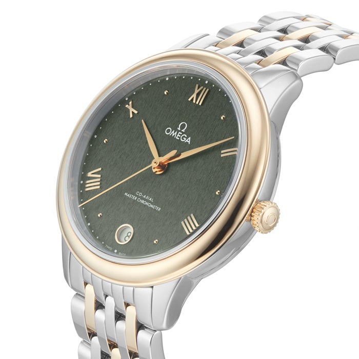 Omega De Ville Prestige Co-Axial Master Chronometer 34mm Orologio da donna verde O43420342010001 - immagine 4