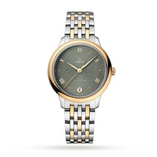 Omega De Ville Prestige Co-Axial Master Chronometer 34mm Orologio da donna verde O43420342010001