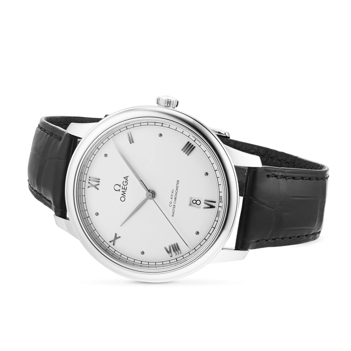 Omega De Ville Prestige Co-Axial Master Chronometer 40mm Orologio Uomo Argento O43413402002001 - immagine 2