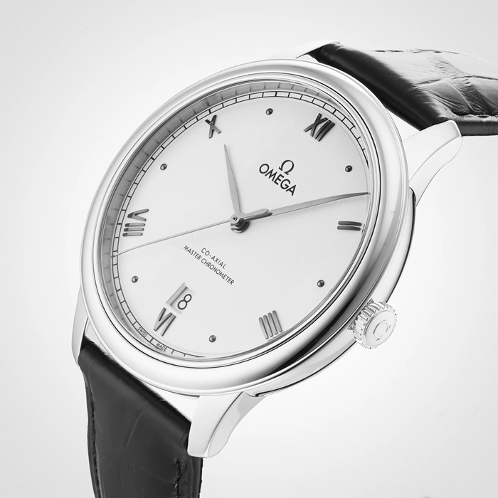 Omega De Ville Prestige Co-Axial Master Chronometer 40mm Orologio Uomo Argento O43413402002001 - immagine 5