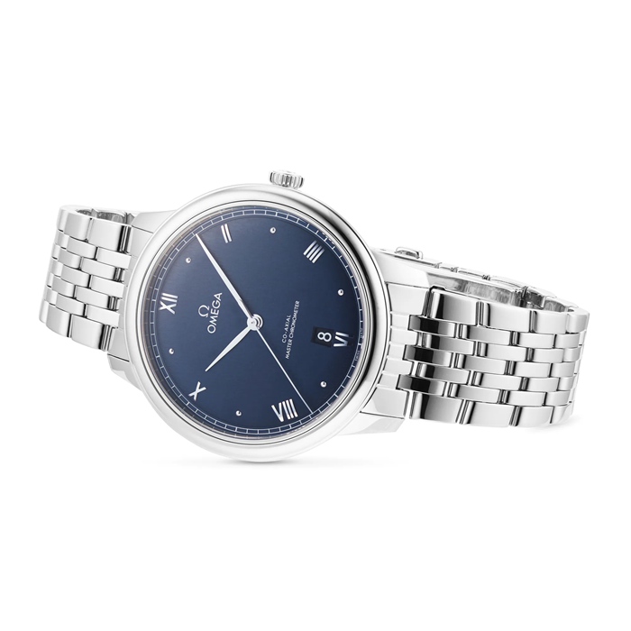 Omega De Ville Prestige Co-Axial Master Chronometer 40mm Orologio Uomo Blu O43410402003001 - immagine 3