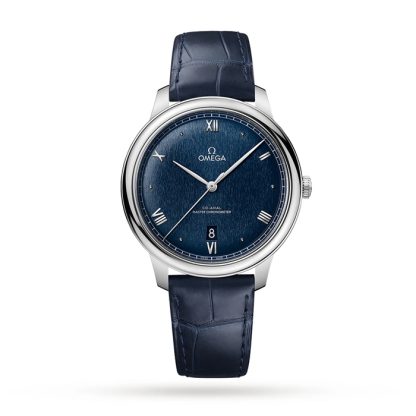 Omega De Ville Prestige Co-Axial Master Chronometer 40mm Orologio Uomo Blu O43413402003001