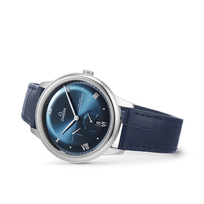 Omega De Ville Prestige Co-Axial Master Chronometer Riserva di Carica 41mm Orologio Uomo Blu O43413412103002 - immagine 3