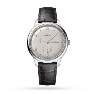 Omega De Ville Prestige Cronometro Assiale Riserva di Carica 41mm Orologio Uomo Argento O43413412106001
