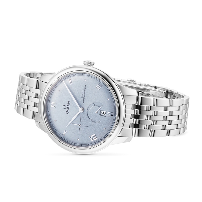 Omega De Ville Prestige Cronometro Assiale Riserva di Carica 41mm Orologio Uomo Blu O43410412103001 - immagine 3
