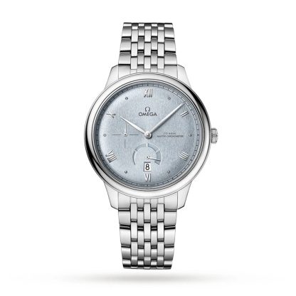 Omega De Ville Prestige Cronometro Assiale Riserva di Carica 41mm Orologio Uomo Blu O43410412103001