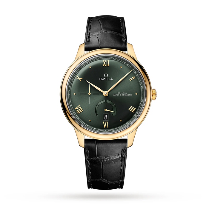 Omega De Ville Prestige Cronometro Assiale Riserva di Carica 41mm Orologio Uomo Verde O43453412110001