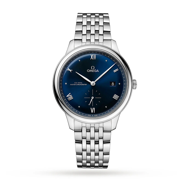 Omega De Ville Prestige Master Assiale Cronometro Piccoli Secondi 41mm Orologio Uomo Blu O43410412003001