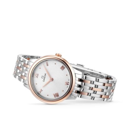 Omega De Ville Prestige Orologio da donna al quarzo 27,5 mm Argento O43420286002001 - immagine 3