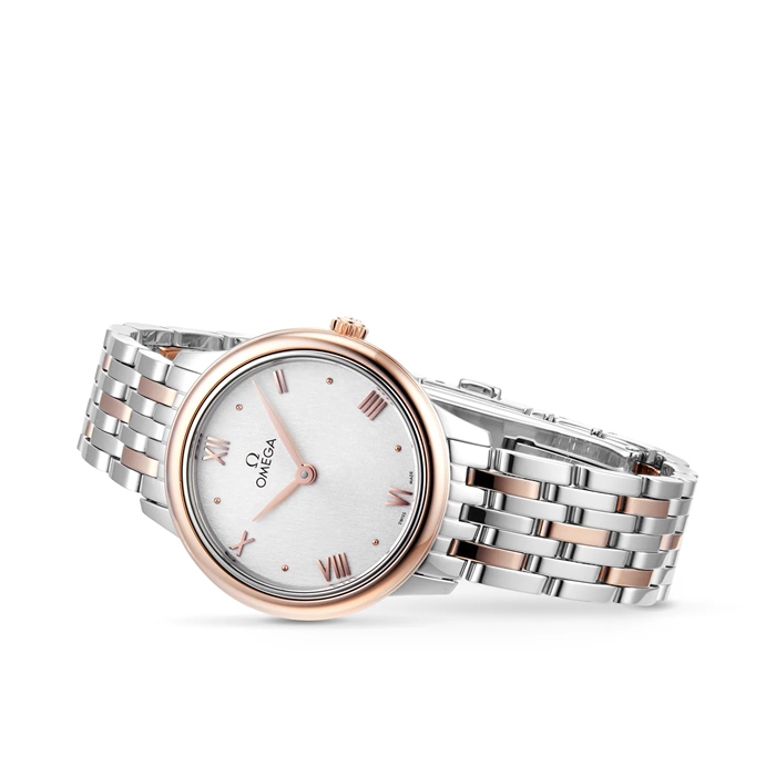 Omega De Ville Prestige Orologio da donna al quarzo 27,5 mm Argento O43420286002001 - immagine 3