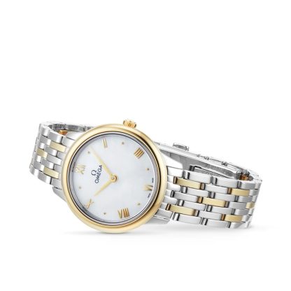 Omega De Ville Prestige Orologio da donna al quarzo 27,5 mm Bianco O43420286005001 - immagine 3