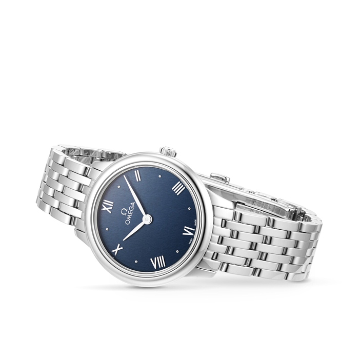 Omega De Ville Prestige Orologio da donna al quarzo 27,5 mm Blu O43410286003002 - immagine 3