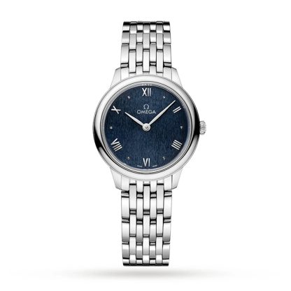 Omega De Ville Prestige Orologio da donna al quarzo 27,5 mm Blu O43410286003002