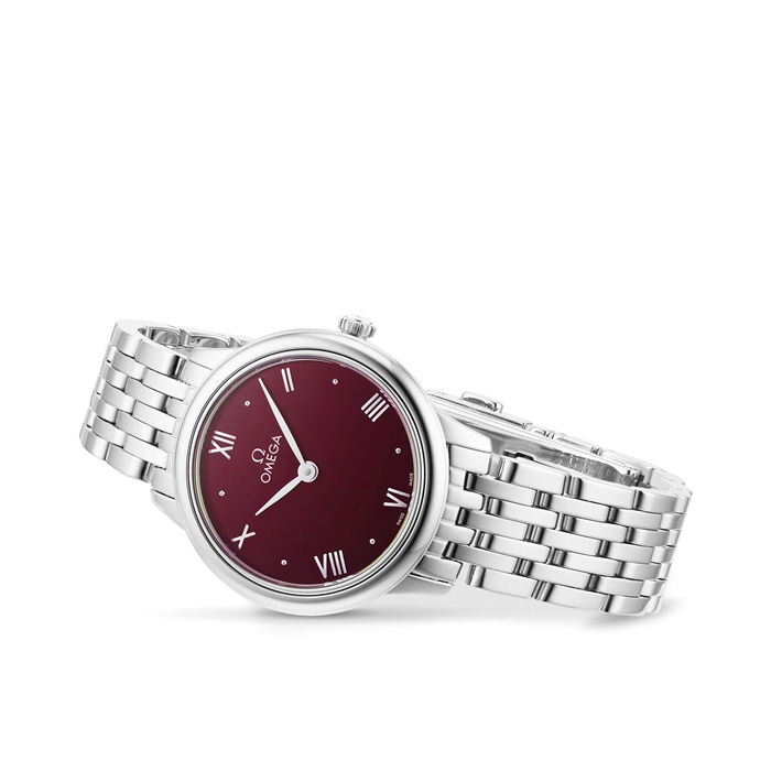 Omega De Ville Prestige Orologio da donna al quarzo 27,5 mm Rosso O43410286011001 - immagine 3