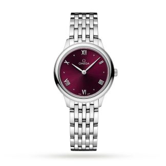 Omega De Ville Prestige Orologio da donna al quarzo 27,5 mm Rosso O43410286011001