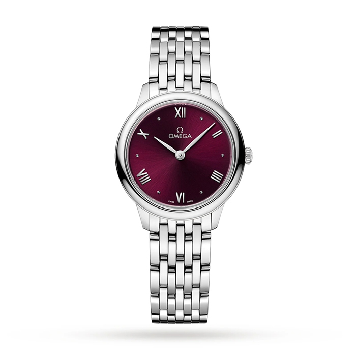 Omega De Ville Prestige Orologio da donna al quarzo 27,5 mm Rosso O43410286011001