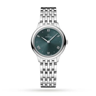 Omega De Ville Prestige Orologio da donna al quarzo 27,5 mm Verde O43410286010001