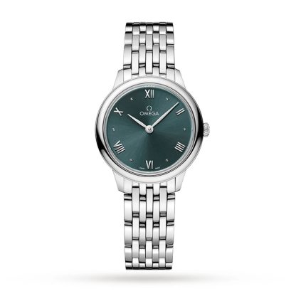 Omega De Ville Prestige Orologio da donna al quarzo 27,5 mm Verde O43410286010001
