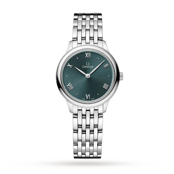 Omega De Ville Prestige Orologio da donna al quarzo 27,5 mm Verde O43410286010001