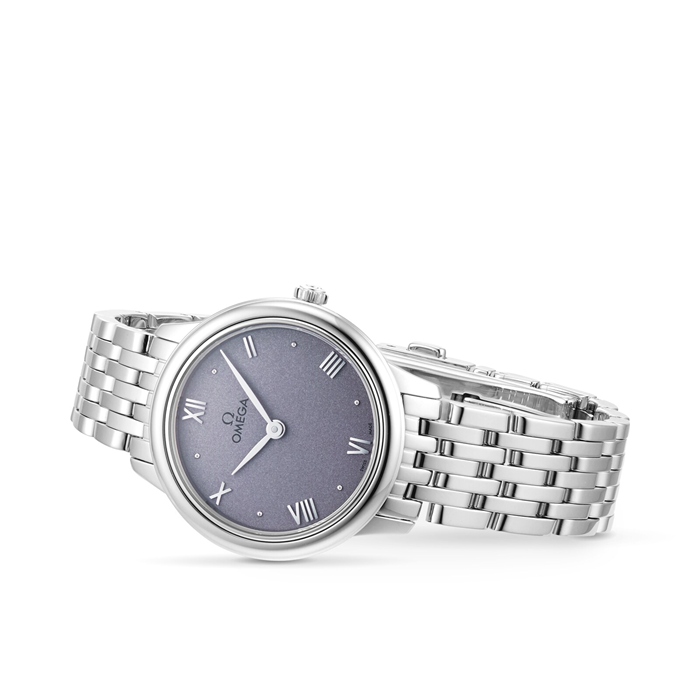 Omega De Ville Prestige Orologio da donna al quarzo 27,5 mm Viola O43410286003001 - immagine 3