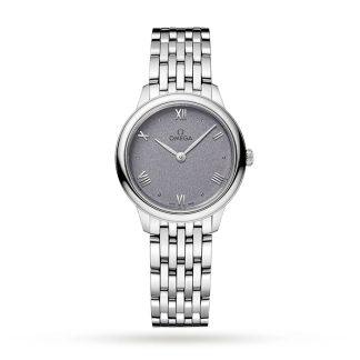 Omega De Ville Prestige Orologio da donna al quarzo 27,5 mm Viola O43410286003001