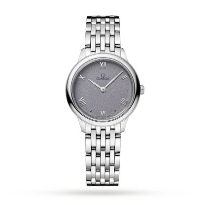 Omega De Ville Prestige Orologio da donna al quarzo 27,5 mm Viola O43410286003001