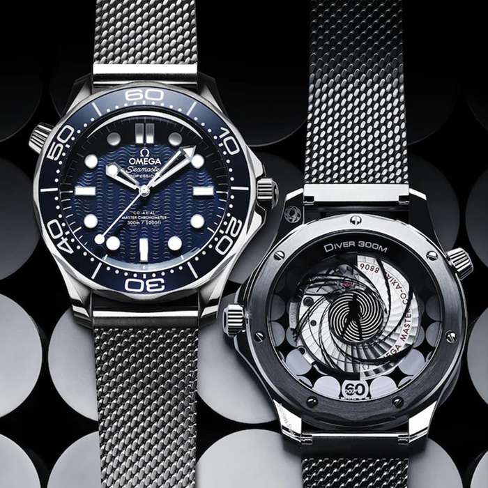Omega James Bond 007 60° Anniversario Seamaster Diver 300m Co-Axial Master Chronometer 42mm O21030422003002 - immagine 4