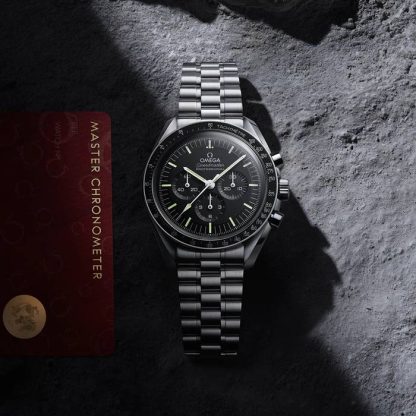 Omega New 2021 Speedmaster Moonwatch Professional Co-Axial Master Chronometer 42mm Uomo O31030425001001 - immagine 4