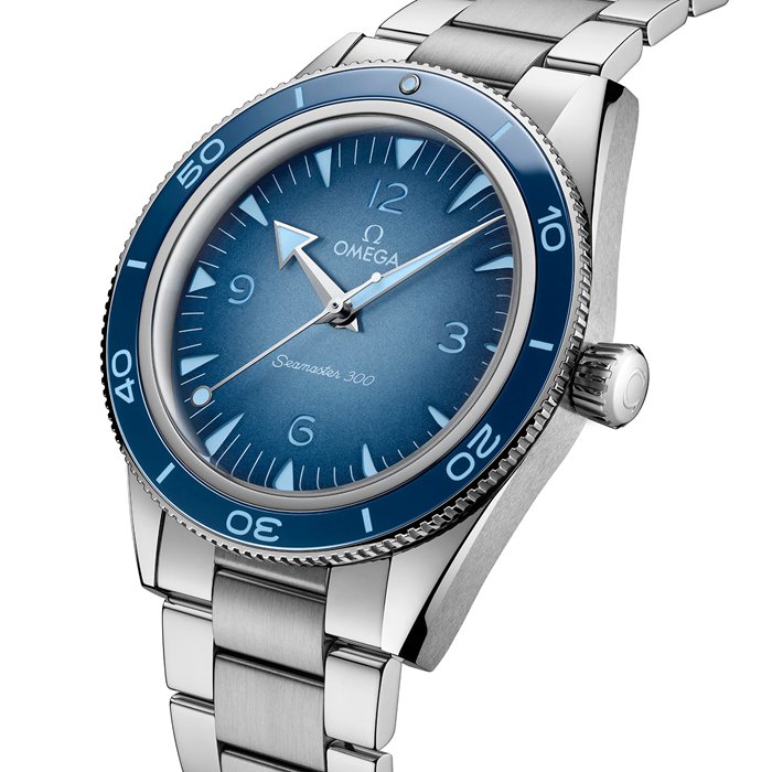 Omega Seamaster 300M Co-Axial Master Chronometer 41mm Summer Blue O23430412103002 - immagine 3