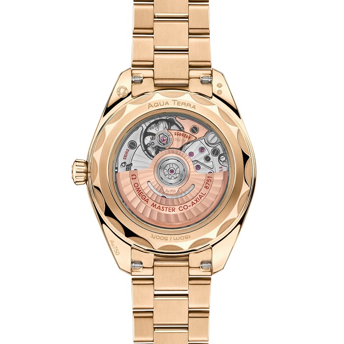 Omega Seamaster Aqua Terra 150M 30mm Orologio da donna bianco O22055302055001 - immagine 2