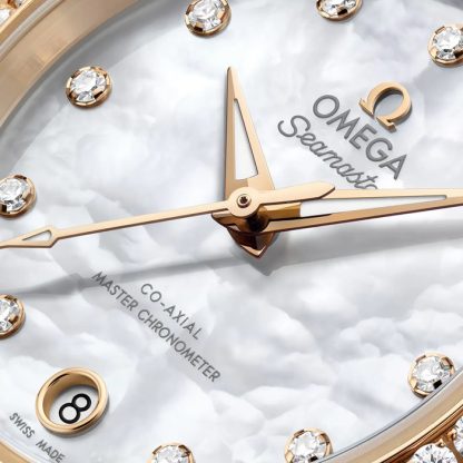 Omega Seamaster Aqua Terra 150M 30mm Orologio da donna bianco O22055302055001 - immagine 3