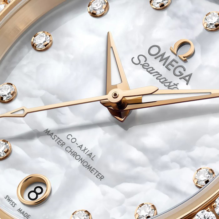 Omega Seamaster Aqua Terra 150M 30mm Orologio da donna bianco O22055302055001 - immagine 3