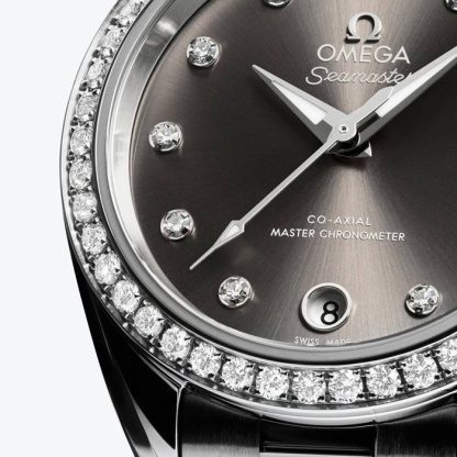 Omega Seamaster Aqua Terra 150M 30mm Orologio da donna grigio O22015302056001 - immagine 3