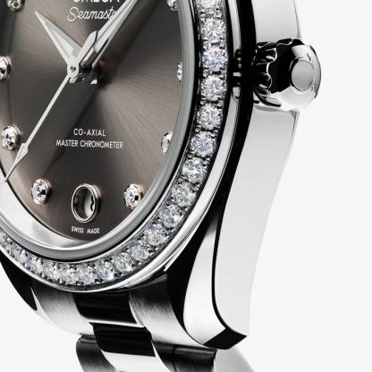 Omega Seamaster Aqua Terra 150M 30mm Orologio da donna grigio O22015302056001 - immagine 4